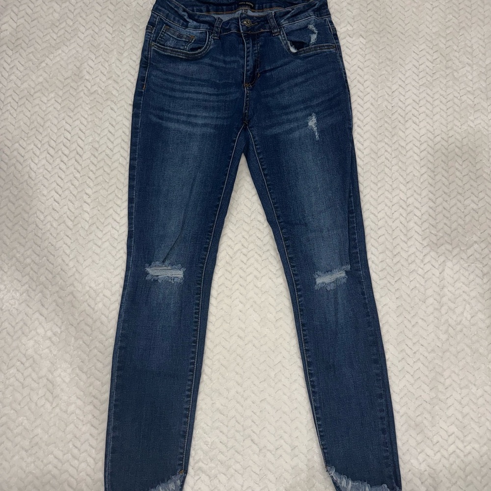 L&B Skinny, Distressed Jeans